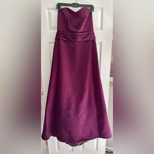 Priscilla of Boston Purple Strapless Dress - NWT